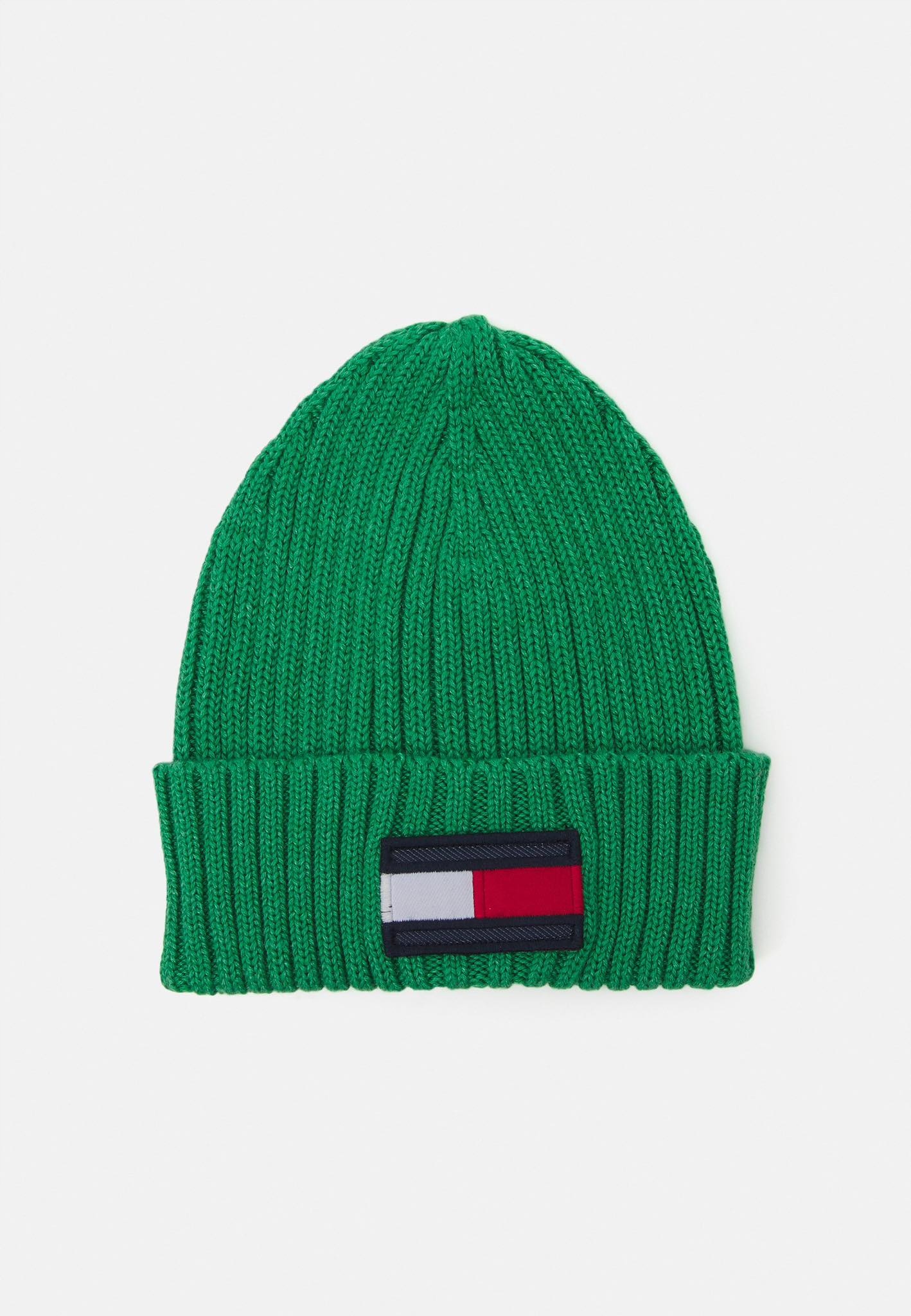 Zimná čiapka Tommy Hilfiger, zelená, veľkosť menšia ako XS