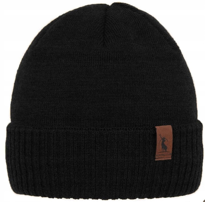 Pánsky zimný klobúk Merino Black Hogan Wool