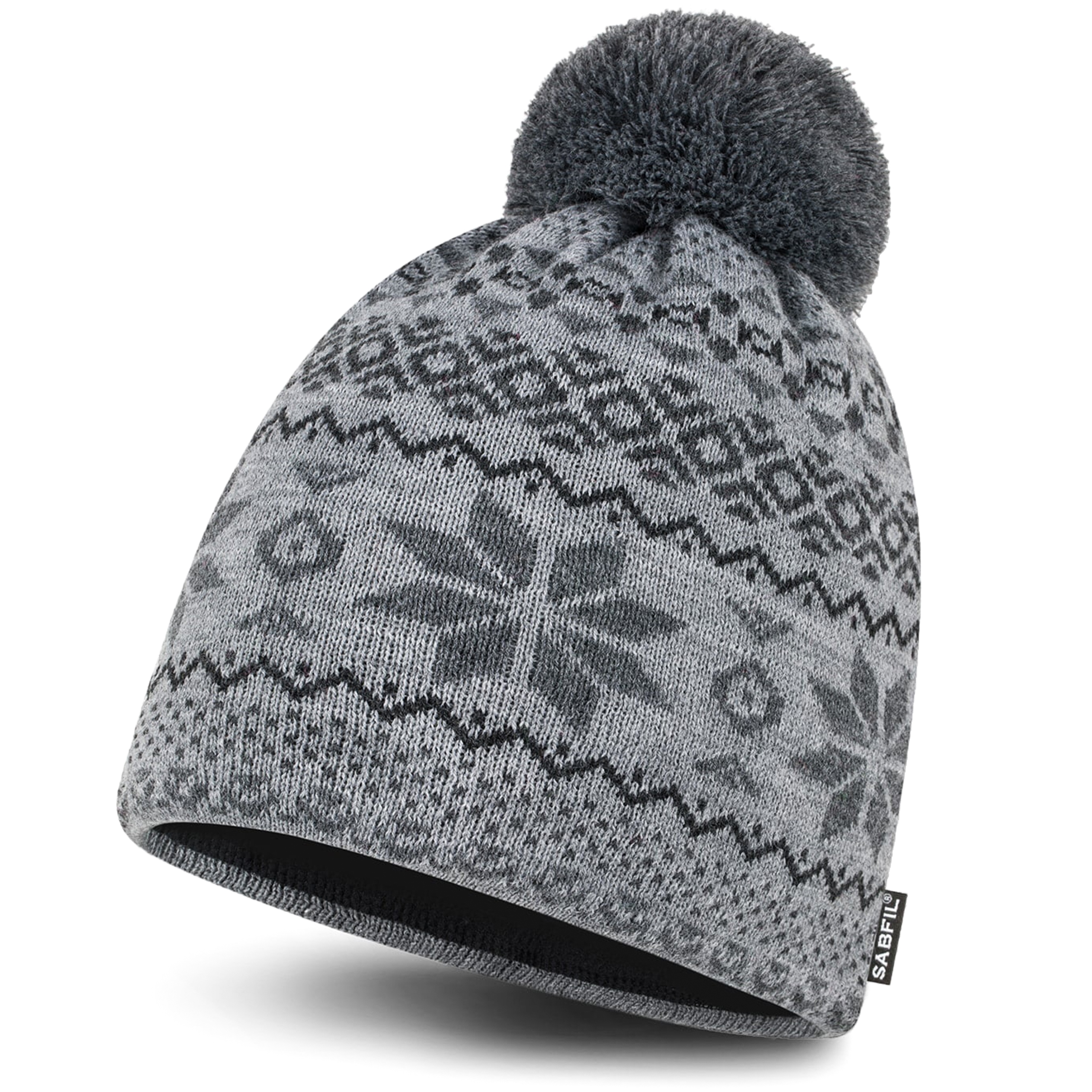 Zimná čiapka s fleece izolovaným pompomom
