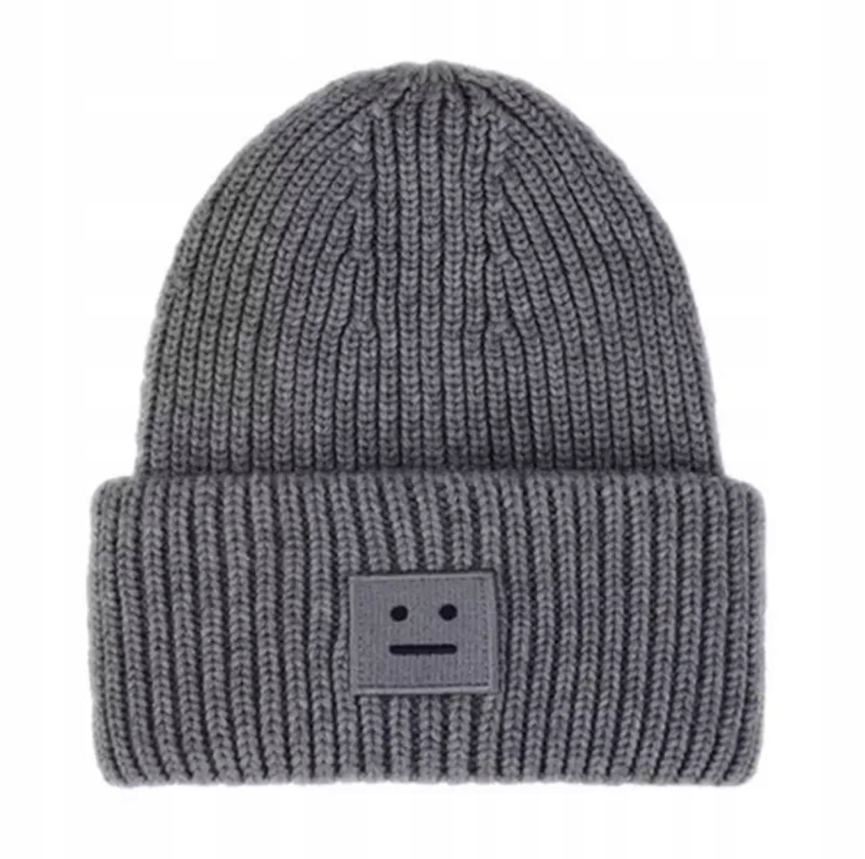 Beanie unisex klobúk šedá močenie úsmevu