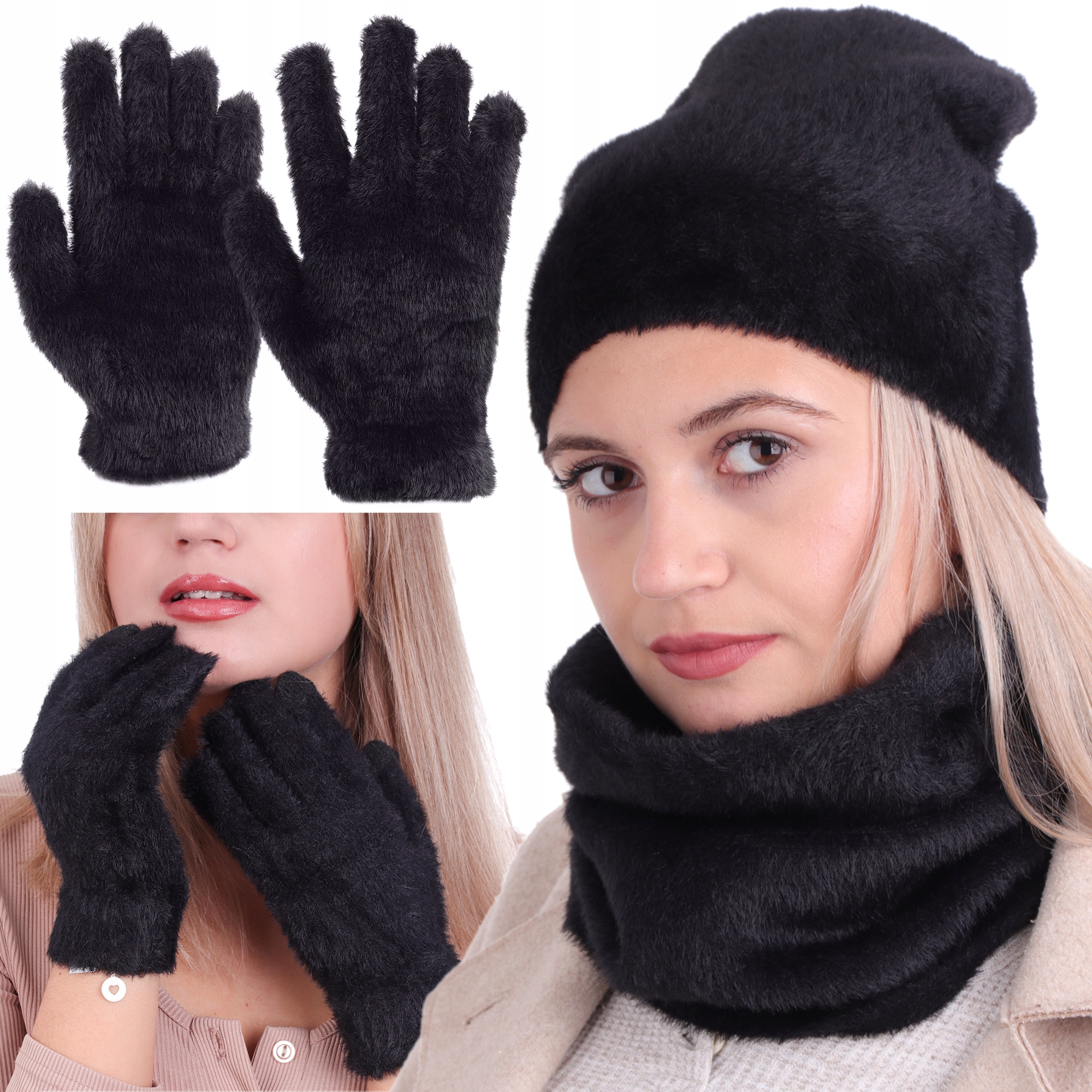 Sada klobúkov, Chimney (Golf), rukavice narodené86 2022 Black Alpaca