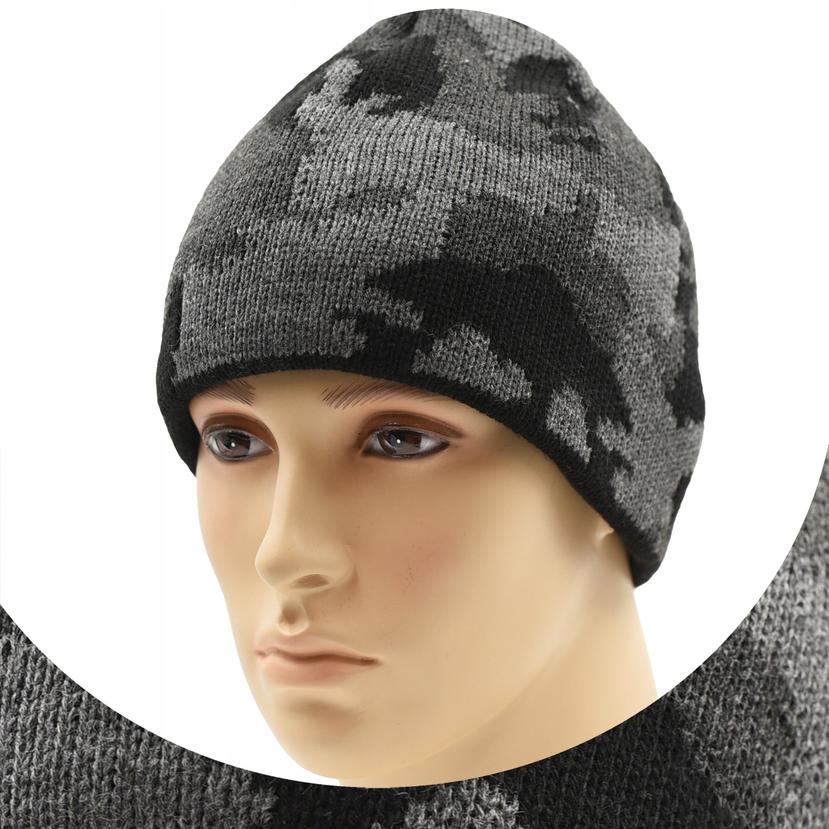Beanie Pako Winter Cap Beige, Black, Khaki, Green. Universal