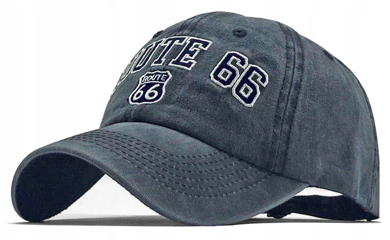 Baseball Cap Route 66 NAVY MODRÁ