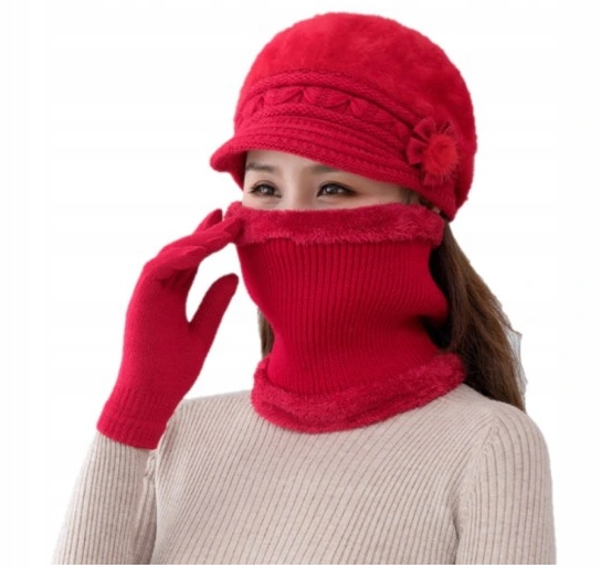 Beanie Beauty -Pink Winter Cap Universal