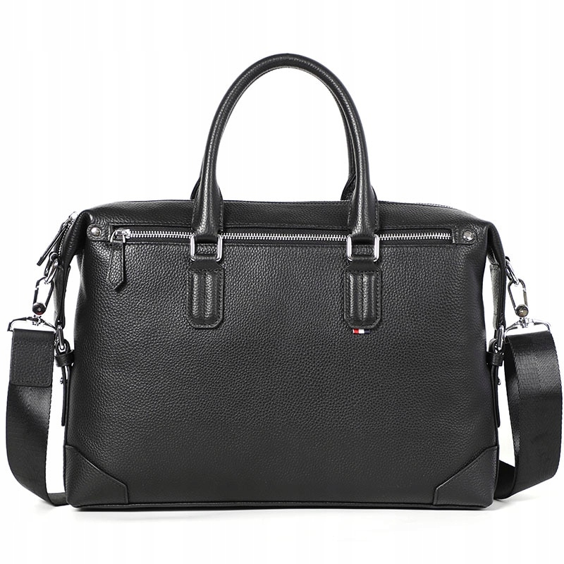 Čierna 100% skutočná priečinok Cedular Leather pre tašky