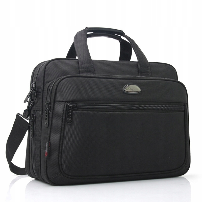 Čierne pánske obchodné notebook Bag Oyixinger