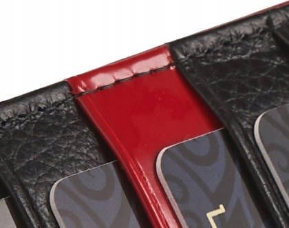 Peňaženka - Peterson Peterson Wallet Natural Leather Black, Red PTN BC-411-čierna produkt červenej ženy