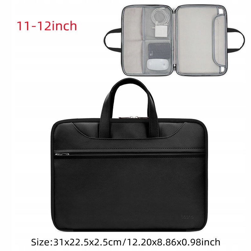 Czarny 11-12 palca 13-15,6 palca PU Business NAPOJEC