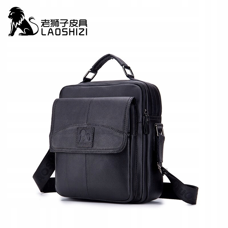 Czarny 2020 NewGenuine Leather Pánska Copic Copy Bag