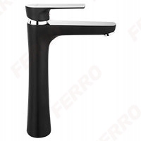 Black/Chrome Ferro Algeo Square Bat. Wysoka baq2lbl