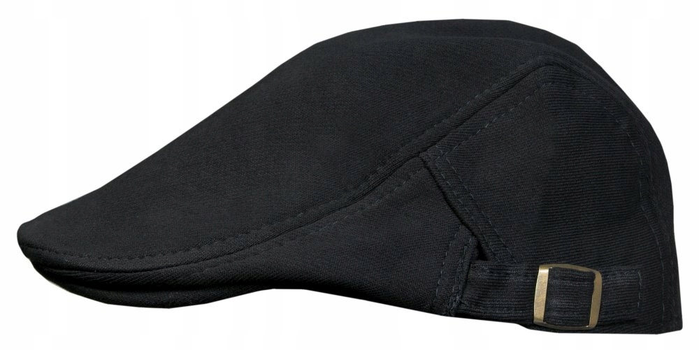 Čierna jesenná čiapka s podšívkou