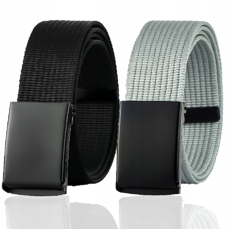 Opasok - Arius Black Belt, Gray - Pánsky produkt