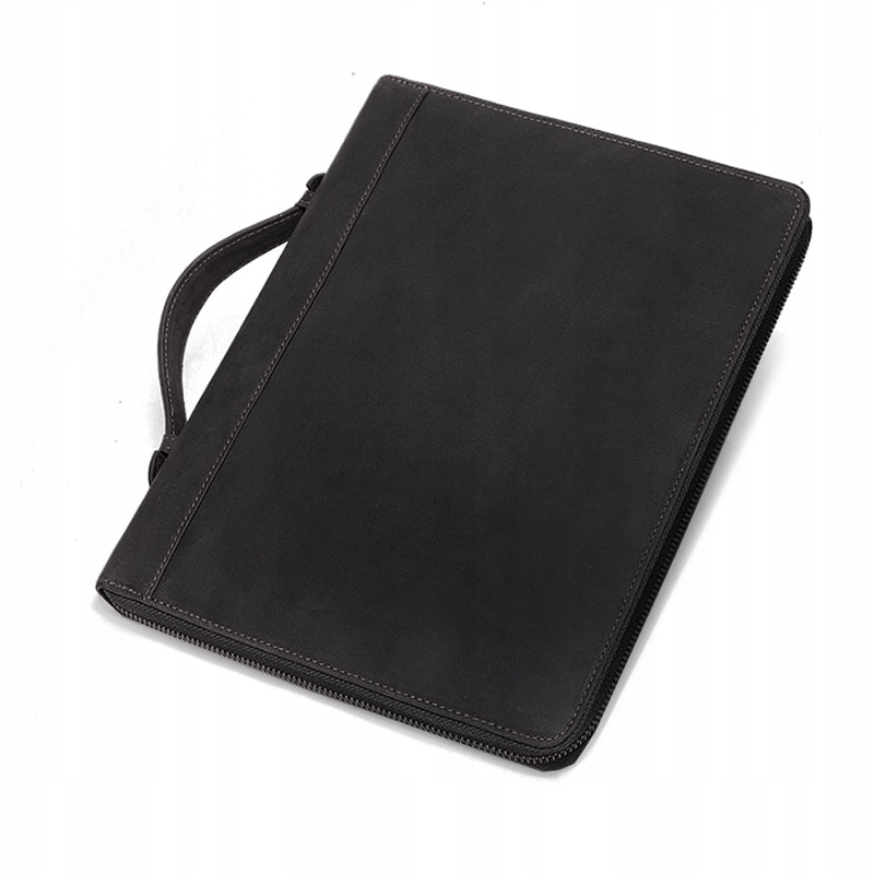 Čierna peňaženka so 100% skutočnou kožou na iPad P