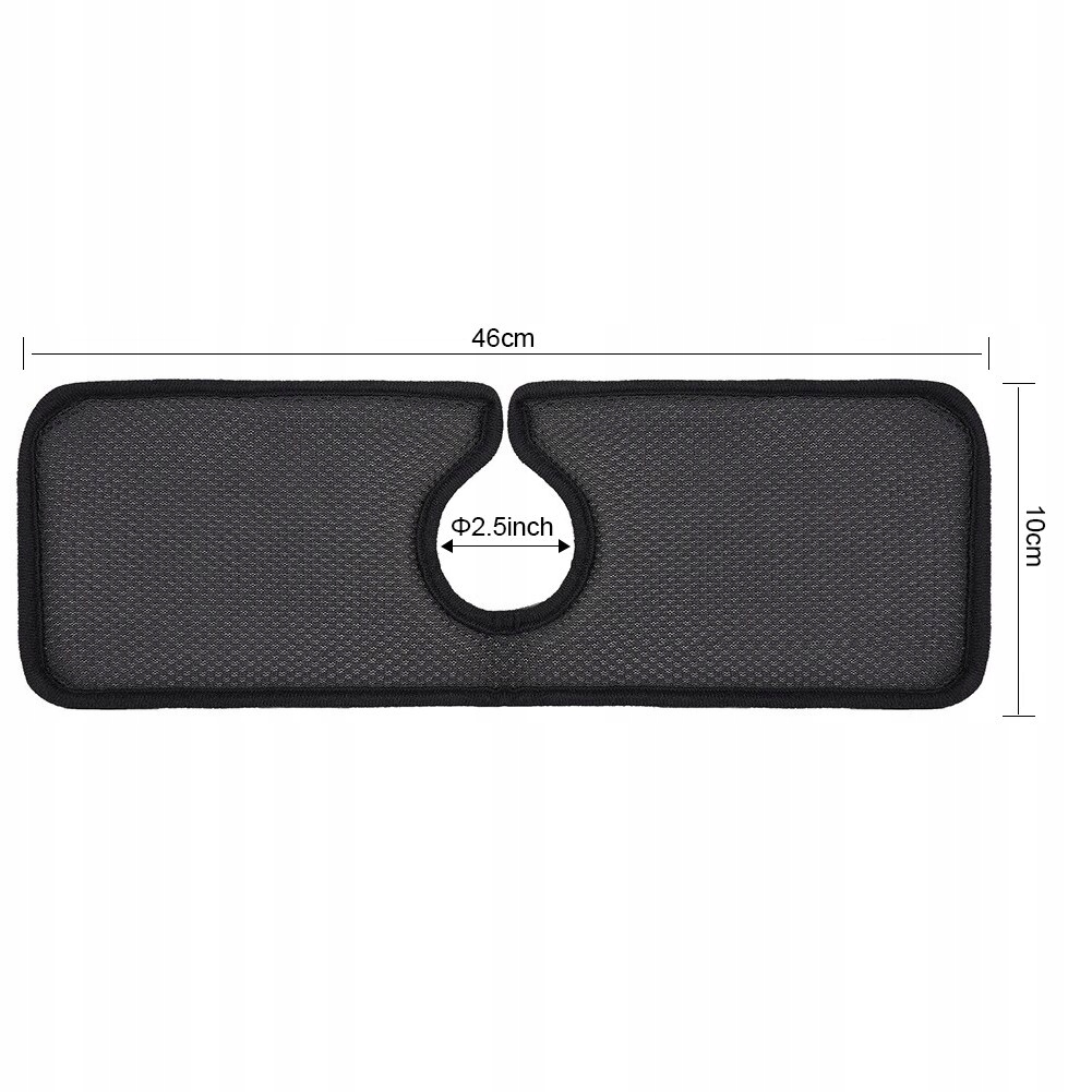 Čierny štýl 46x10 cm 3 PCS TAP Absorbovaná