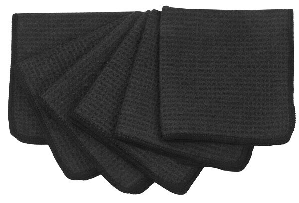 Čierny štýl nová 380 GSM hrubá vafle väzba od MICR