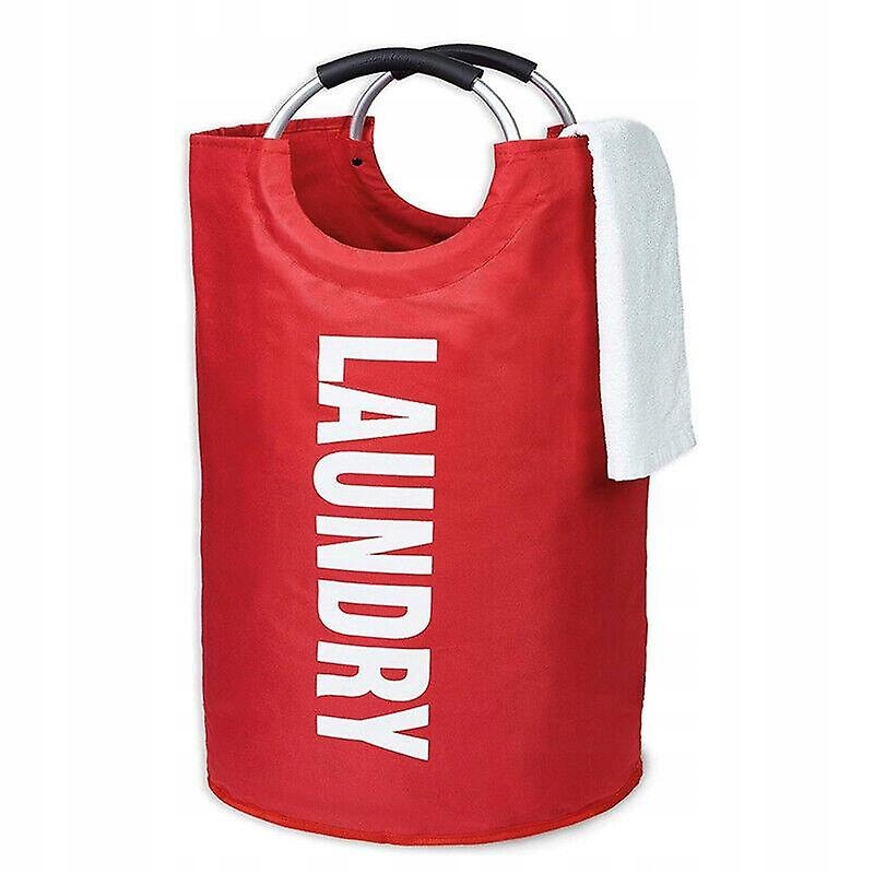 (Červená) skladacia látka na práčovňu