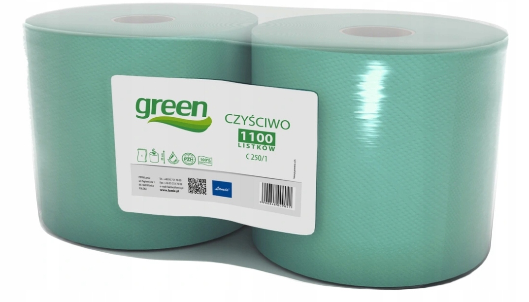 Čistý uterák 250 m 2 zelený