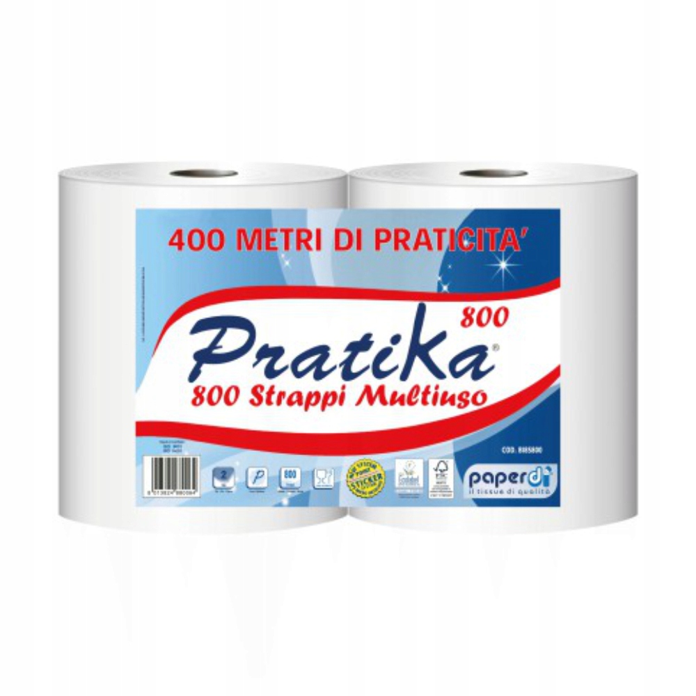 Čistenie plastového uteráka Pratica 2W 200 m x 1