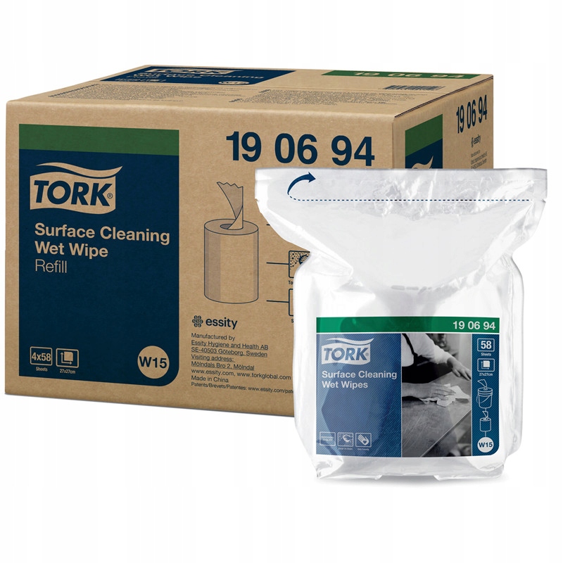 Čistenie - Tork Prem Met Wipe povrch čistý. 4 počítače