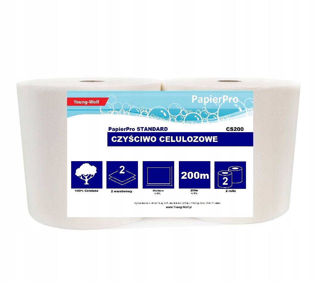 Celulóza čistí 200 m 2 prach -bezplatné valčeky