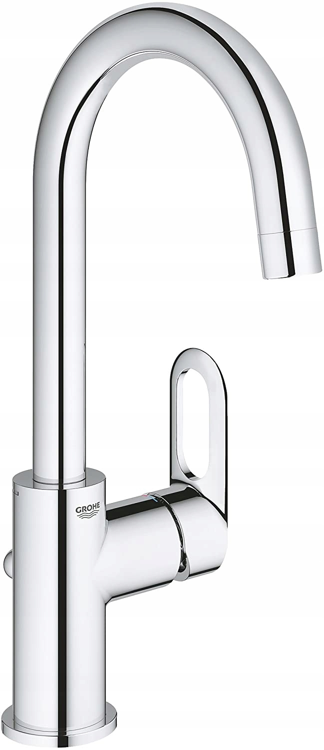 D8 GROHE BAULOOP Chrome stojaca batéria Washbasin