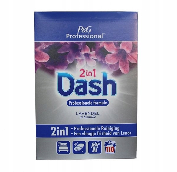 Prací prášok - Dash profesionálov LAVENDELOVÝ PRAX 110 WERNED 7,15KG