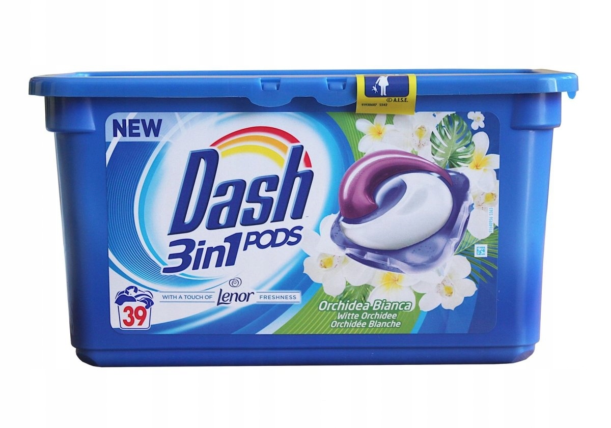 Pracie kapsuly a tablety - Dash parfumované kapsuly 3in1 39 ks orchidea to