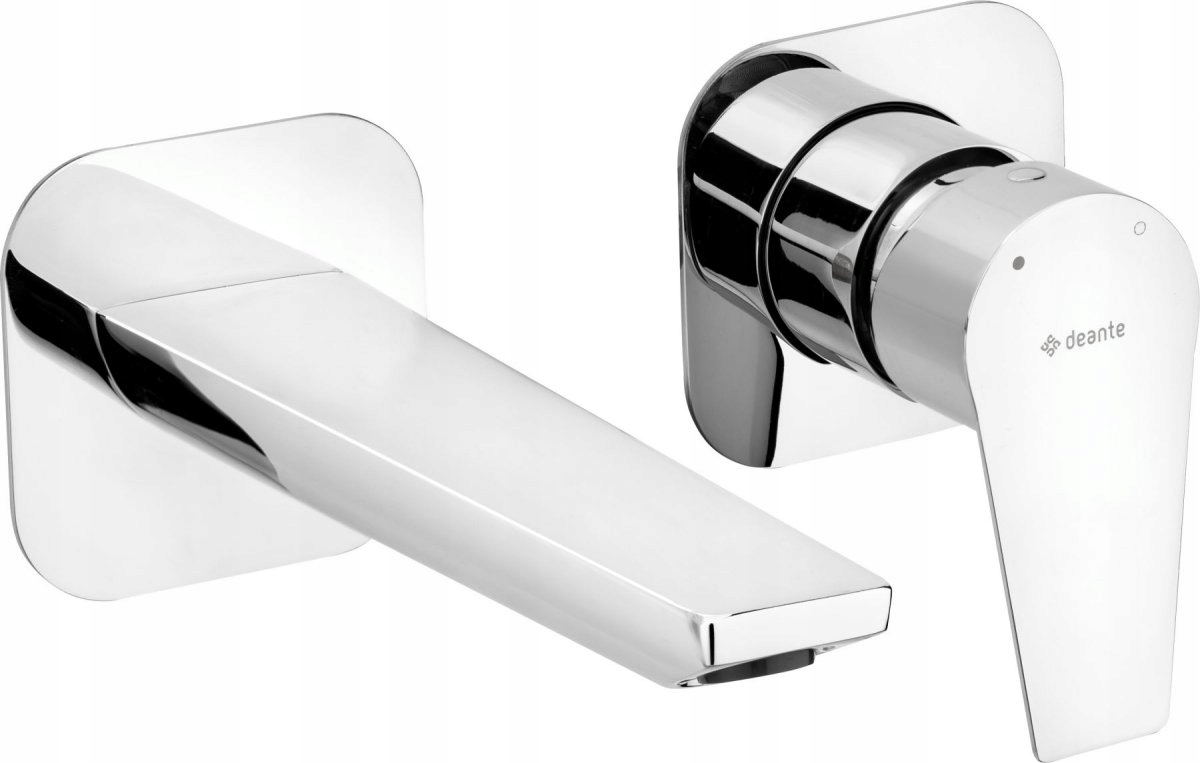 Deante Agawa Sink Battery P/Plaster, Chrome