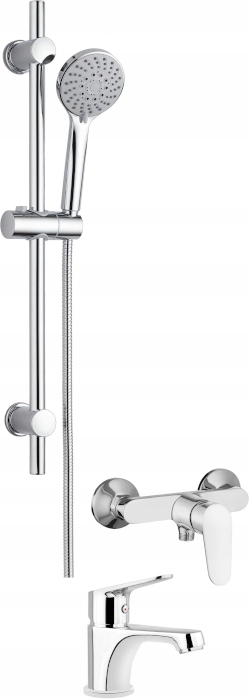 Deante Chaber 3in1 Chrome Spray Set