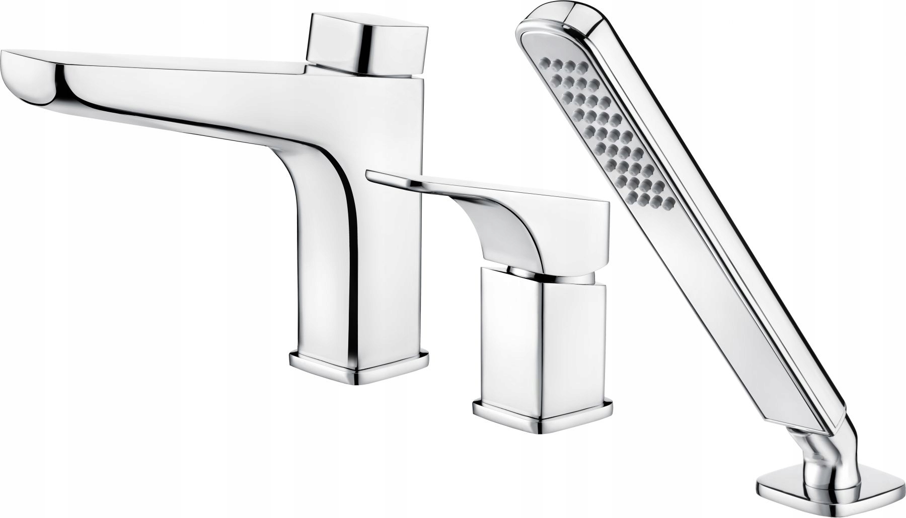 Deante Hiacynt 3-Oor Bathtub, Chrome