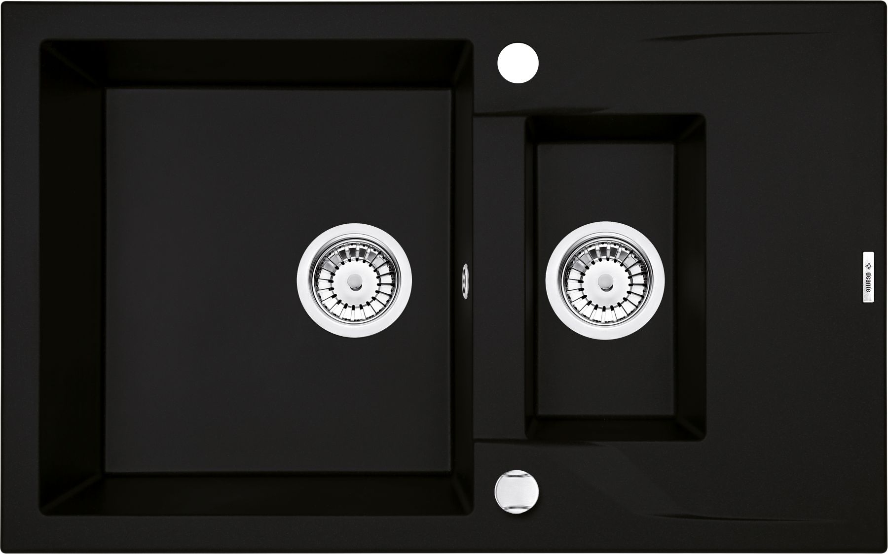Kuchynská batéria - Deante Black Andante Nero Granite Sink