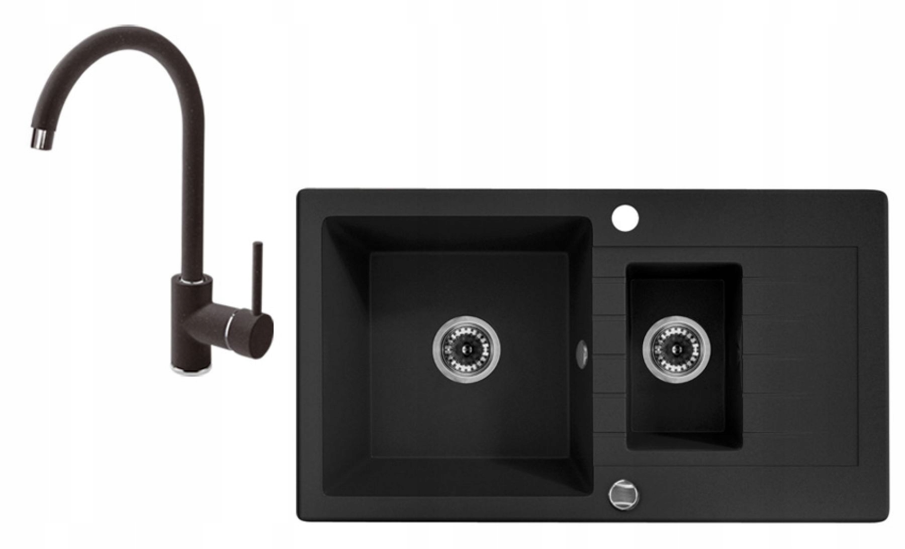 Kuchynská batéria - Deante Zorba Sink Granite + batéria ZQZA2513