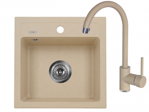 Kuchynská batéria - Deante Zorba Sink Granite + batéria ZQZA7103