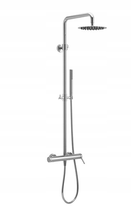 Dažďová sprcha 20 cm +set 91-153 cm Chrome, PI