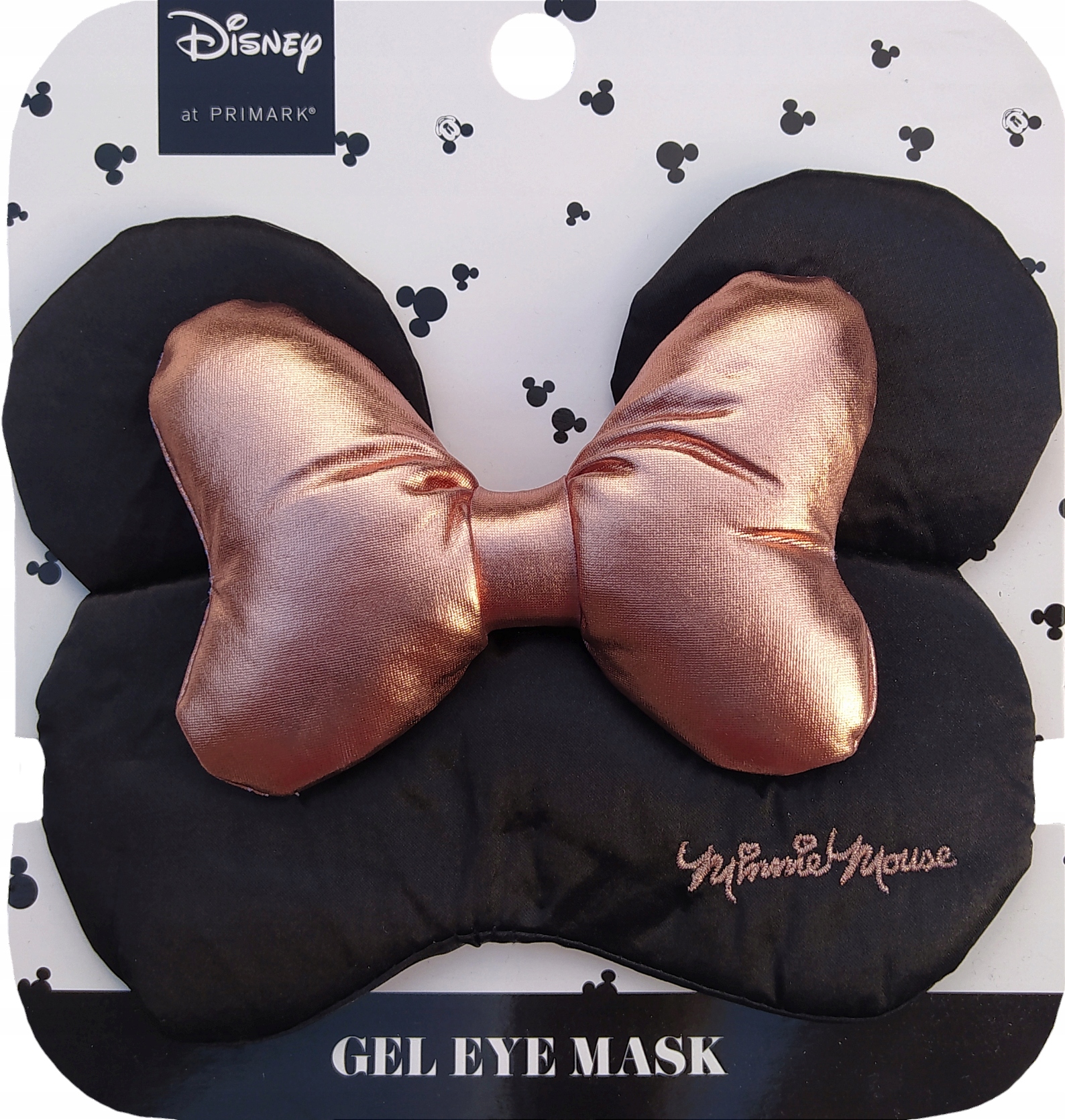 Maska na spanie - Očná skupina Disney Disney Minnie Mouse Black, Golden
