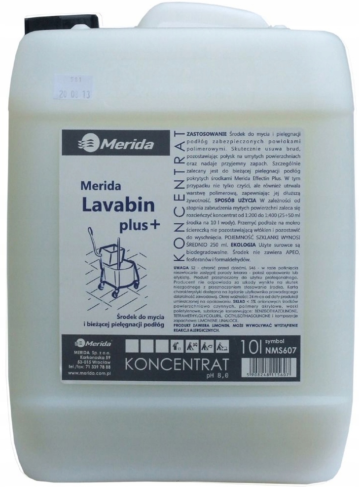 Pre podlahy + Merida Lavabin Plus 10L NMS607
