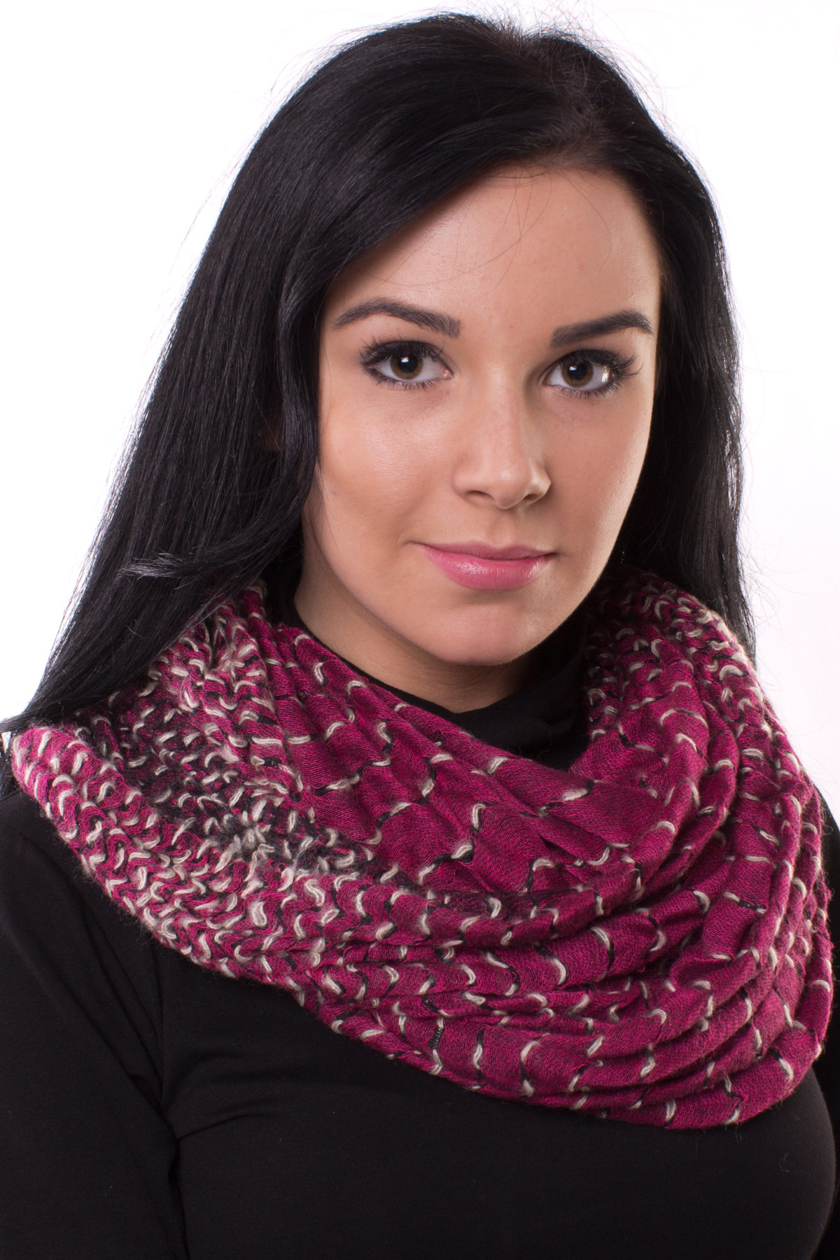 Šatka - Bandana EMC Bandanka A228 Beige, Red Viscose