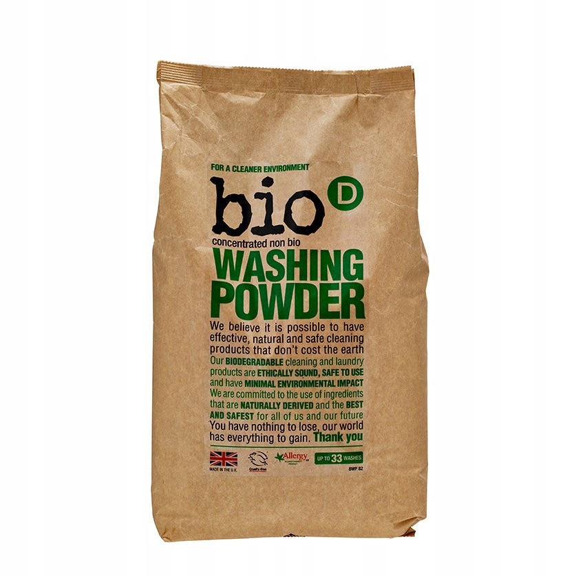 Prací prášok - Veľký hypoalergénny prášok 2kg bio-D