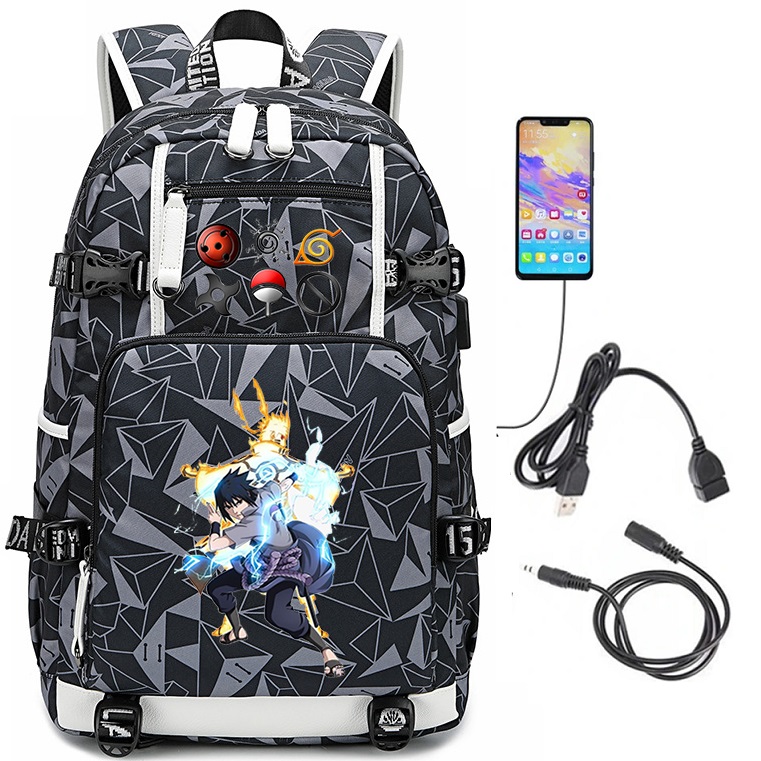 Naruto viacfarebný batoh
