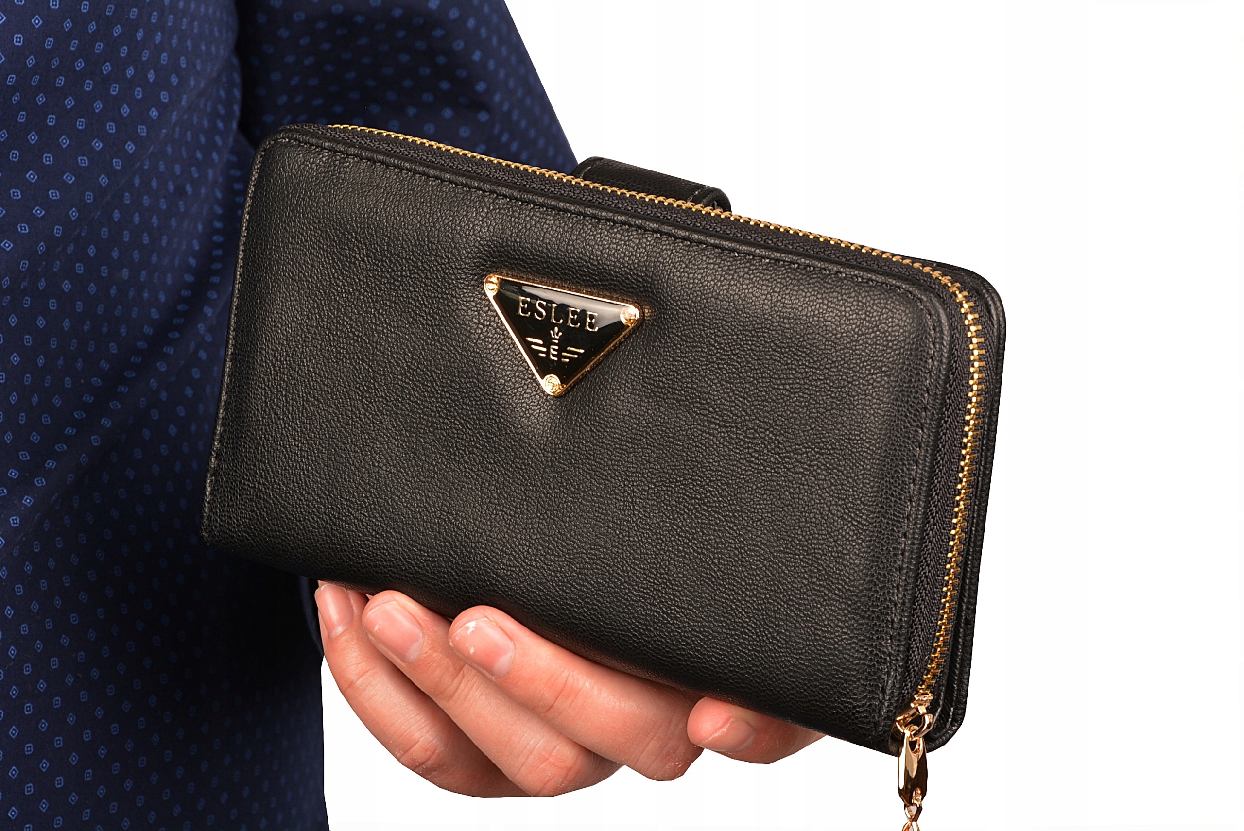 Peňaženka - ESLEE WALLET Organická koža hnedá, čierna, červená, fialová, námornícka modrá, modrá, oranžová, ružová, šedá, zelená ženská produkt