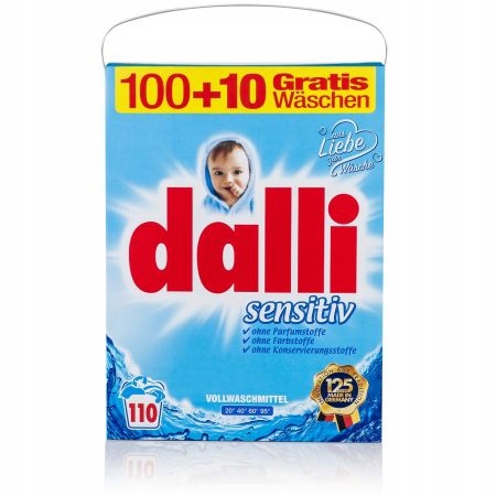Prací prášok - Dalli umývanie prášku Sensitiv 7.15 kg