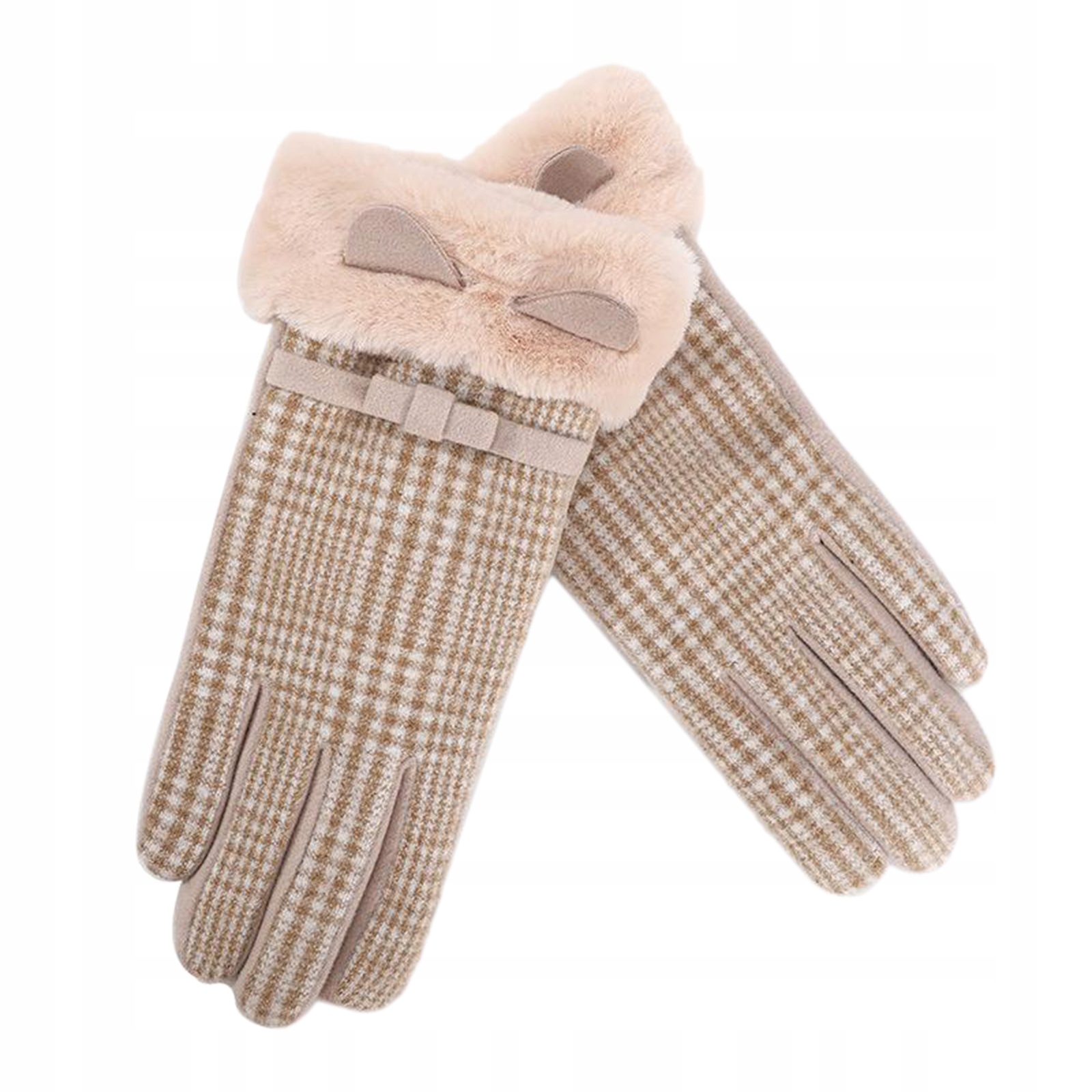 Dámske termorukavice - Khaki