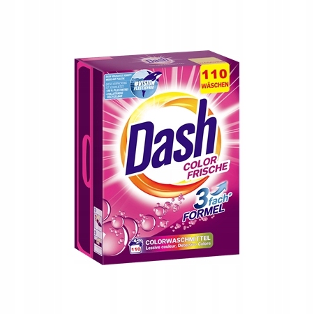 Prací prášok - Dash Powder 110 umýva 7,15 kg farby Frische