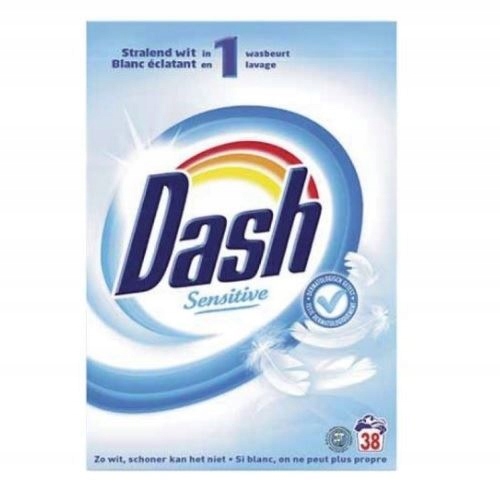Prací prášok - Dash citlivý na umývanie prášku 38P 2,4kg