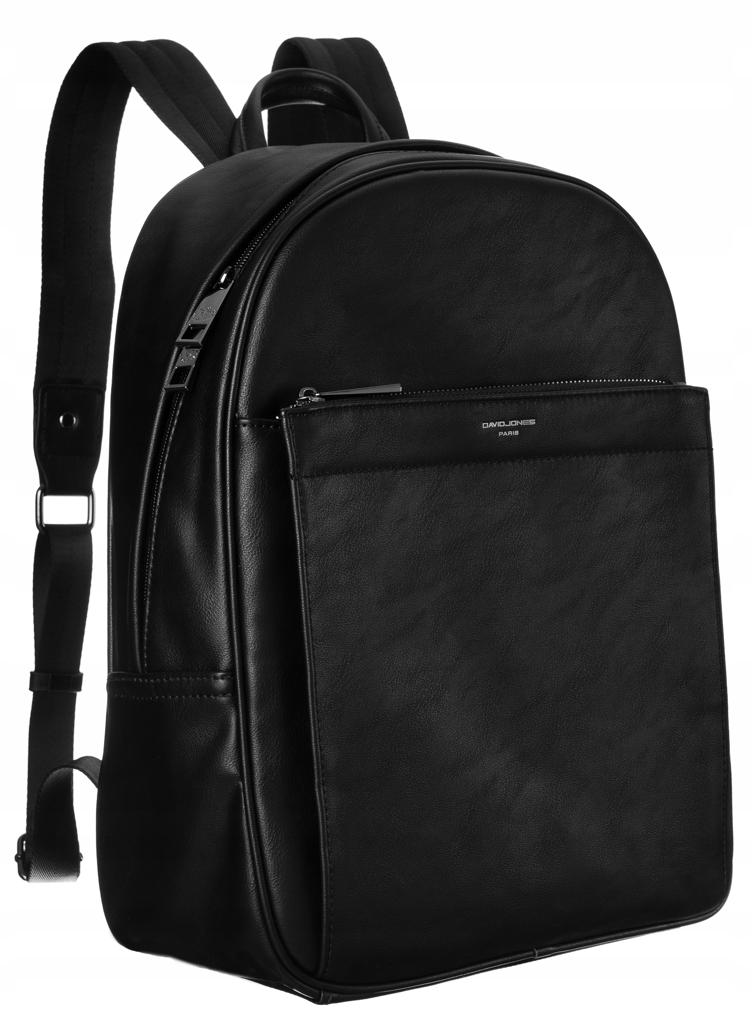 Elegantný ženský čierny hladký batoh David Jones