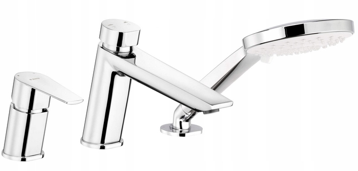 Batéria vane Deante Agawa 3-OW BQG 013M Chrome