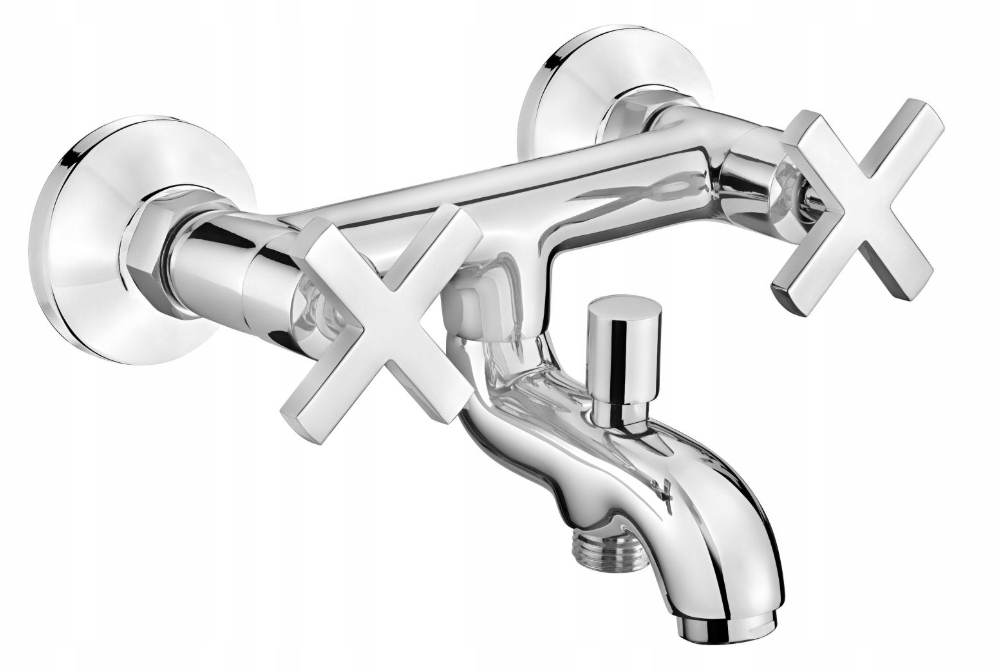 Deante Lucerna Wall Bath Chrome Bel 010D