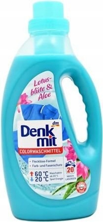 Prací gél - Denk mit 20 Priam tekutín Lotus & Aloe 1.5L