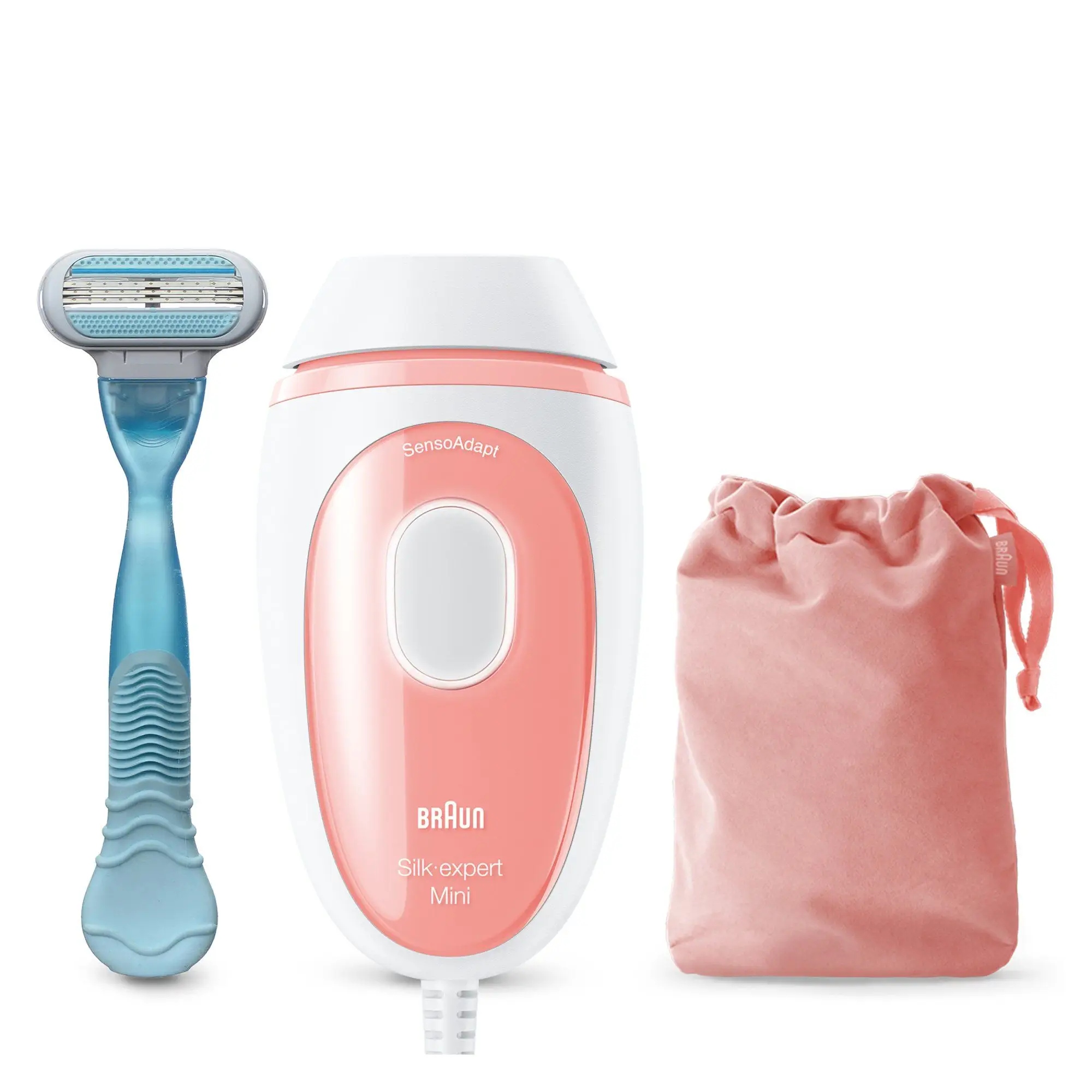 Epilátor Braun Silk-Expert Mini IPL PL1014 biely a ružový