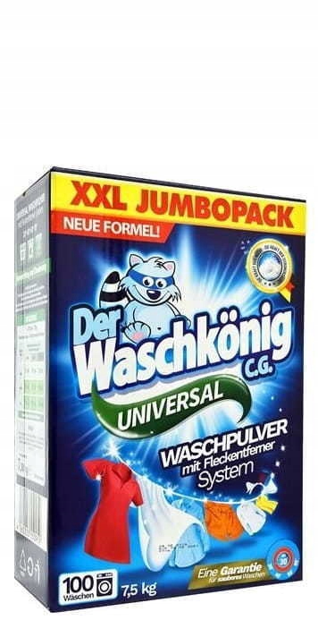 Prací prášok - Der Walchkönig Universal - 7,5 kg - 100 umývaní